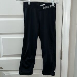 Nike Pro Cropped Black Leggings
